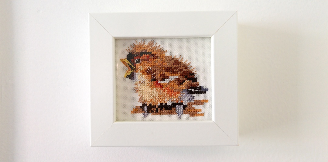 Valerie Pfeiffer Little Friends Sparrow cross stitch